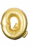 Golden Inflatable Letter Uppercase Stock Photo