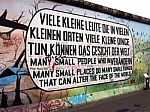 Graffiti On Berlin Wall At East Side Gallery In Berlin Stock Photo