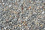 Gray Gravel Stone For Background Texture Stock Photo