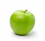 Green Apple Isolated On White Background Stock Photo