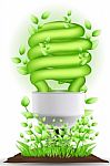 Green Cfl Stock Photo