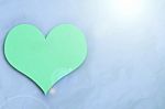 Green Heart Stock Photo