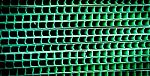 Green Woven Metallic Grunge Grid Striped Abstract Background,sensitive Focus Stock Photo