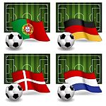 Group B Of 2012 Europe Soccer Stock Photo