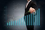 Growth Chart Stock Photo