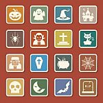 Halloween Icon Set Stock Photo