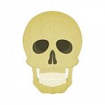 Halloween Vintage Grunge Design Style Skull Stock Photo