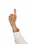 Hand Showing Thumbs Up Stock Photo