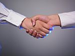 Handshaking Stock Photo