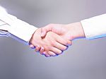 Handshaking Stock Photo