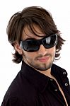 Handsome Male With Sunglasses Stock Photo