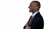 Handsome Young African Businessman Stock Photo