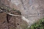 Hanging Bridge Stock Photo