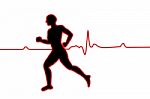 Healthcare .concept Heartbeat Electrocardiogram With  Running Ma Stock Photo