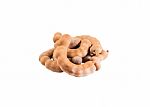 Heap Of Tamarind Fruits Isolated On White,with Clipping Path Stock Photo