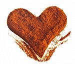 Heart Red Powder  Stock Photo