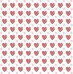 Hearts Love Patterns - Valentines Background - Illustration Stock Photo