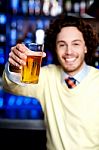 Hi Guys, Cheers Stock Photo