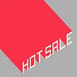 Hot Sale Poster Stock Photo