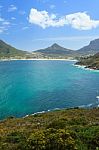 Hout Bay From Chapmans Peak Stock Photo