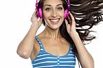 I Am Loving This Music, Are You? Stock Photo