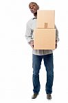 I Am Moving To New Place Stock Photo