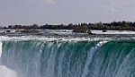 Image Of A Powerful Niagara Waterfall In Autumn Stock Photo