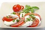 Insalata caprese Stock Photo