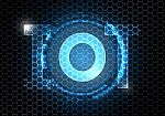 Internet Of Things Technology Circle Hexagonal Abstract Backgrou Stock Photo