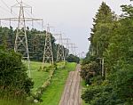 Isolated Image Of An Amazing Road With Hills Stock Photo