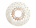 Isolated New Disc Brake For Motorcycle Stock Photo