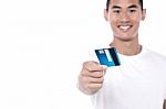 Its My New Debit Card! Stock Photo