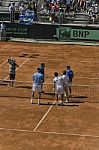 Juan Martin Del Potro, Guido Pella, Fabio Fognini And Paolo Lore Stock Photo