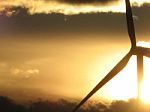 Judith Gap,mt Windmills Stock Photo