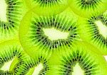 Kiwi Slice Background Stock Photo