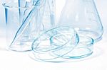 Laboratory Glassware Stock Photo