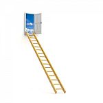 Ladder To Heaven Door Stock Photo