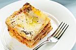 Lasagne Stock Photo