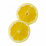 Lemon Halves Stock Photo