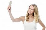 Let Me Take A Selfie Stock Photo