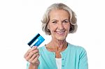 Let's Shop With My Credit Card Stock Photo