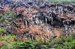 Limestone Mountain Cliff Stock Photo