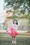 Little Asian Girl Stock Photo