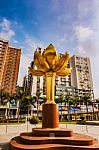 Lotus Square In Macau Stock Photo