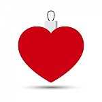  Love Heart With Hanging Design Stock Photo