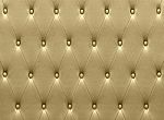 Luxurious Golden Leather  Seat Upholstery Stock Photo