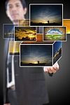 Man Holding Images Stock Photo