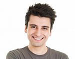 Man Smiling Stock Photo