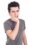 Man With Toothache Stock Photo