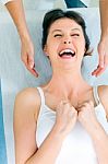 Massage For Woman Stock Photo